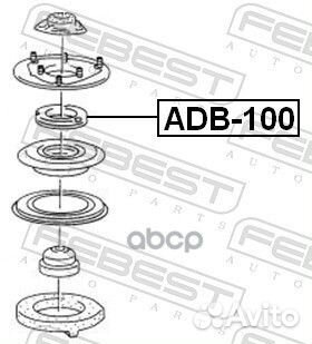 Подшипник опоры амортизатораAudi 100/A6 91-97