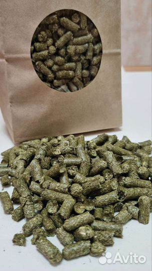 Травяная мука гранулированная. Качественная