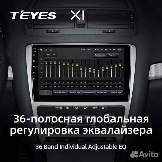 Магнитола Skoda Octavia A5 2008-2013 Teyes 8ядер