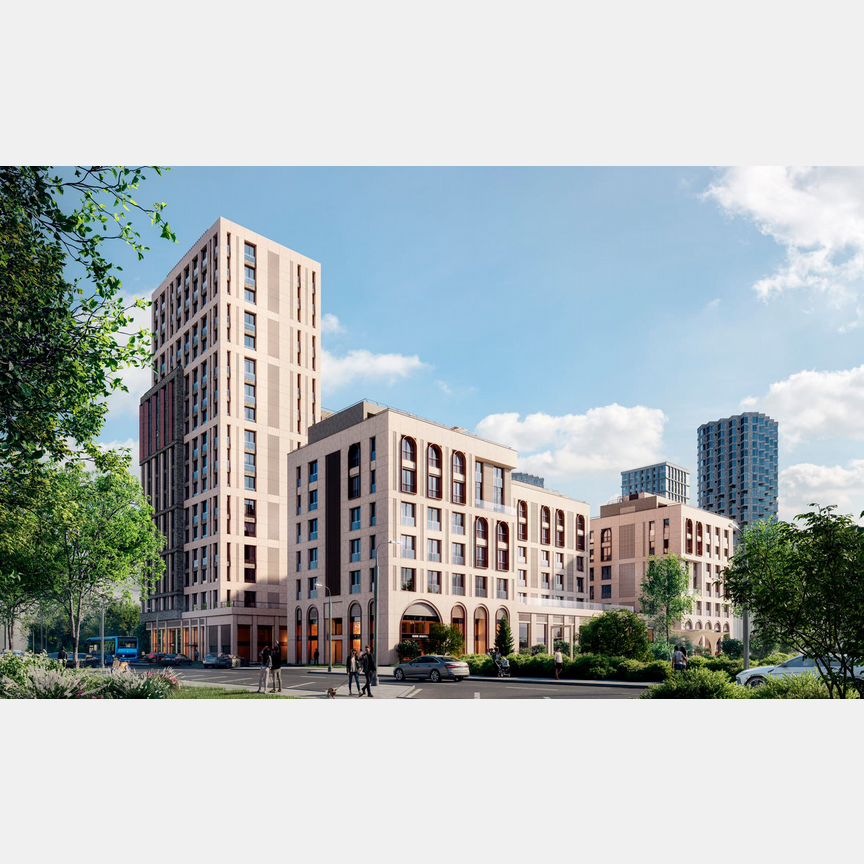 2-к. квартира, 65,4 м², 12/27 эт.