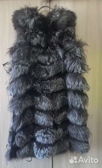 Жилетка из чернобурки