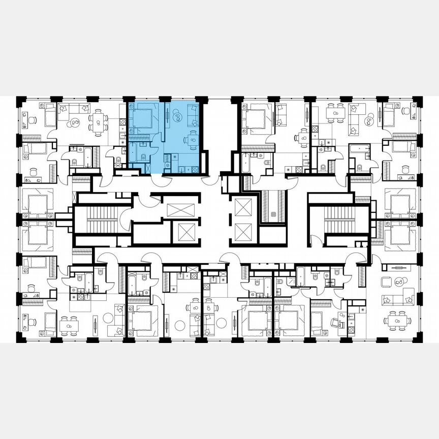 2-к. квартира, 37,5 м², 45/64 эт.