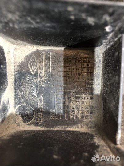 Усилитель заднего бампера Nissan Terrano 3 D10