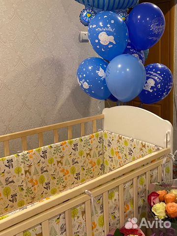 Бортики в детскую кроватку