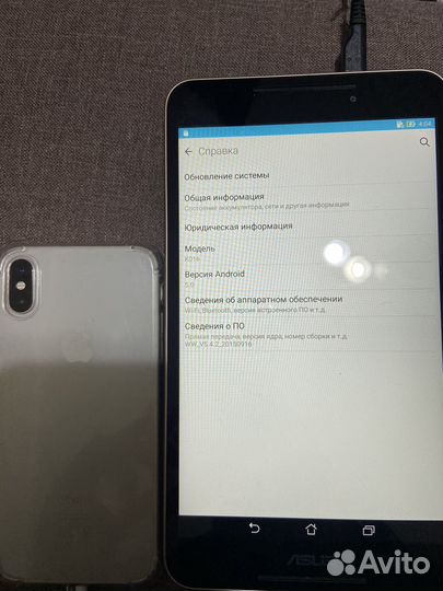 Планшет Asus с 2 сим картами