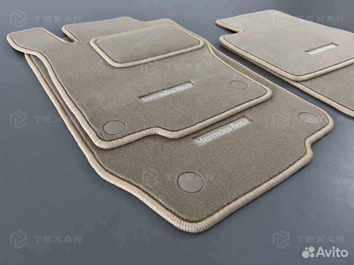 Коврики бежевые Mercedes GL-Класс X164