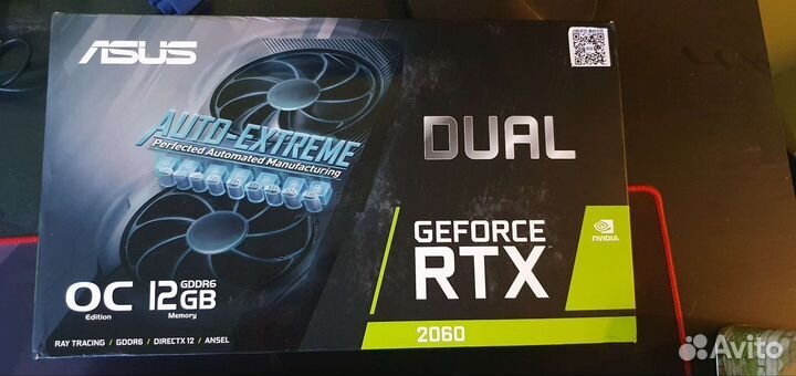 Видеокарта Asus RTX 2060 12gb gddr6