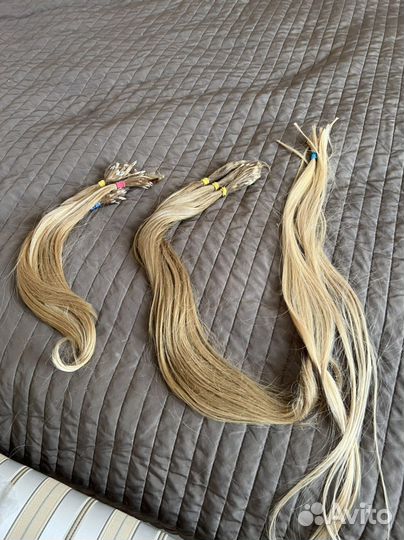 Волосы для наращивания бу 40-60 см