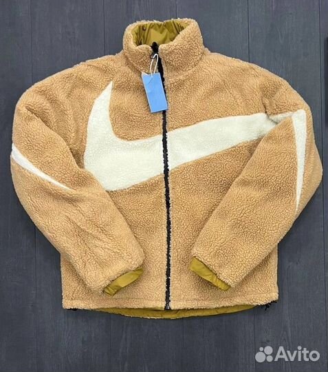 Куртка nike барашка двухсторонняя