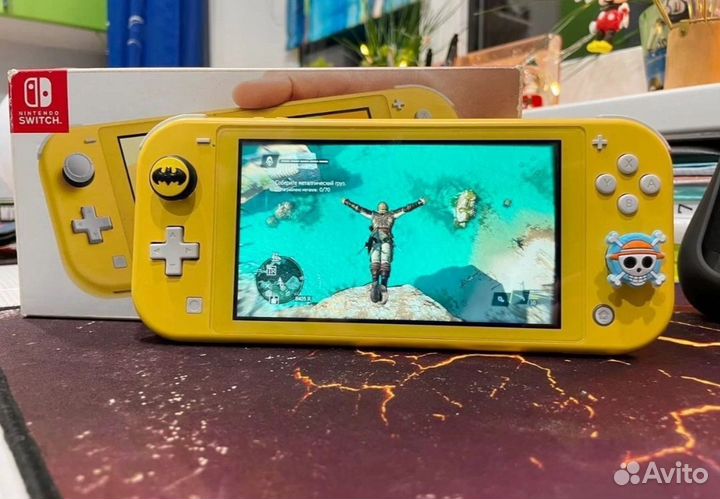 Nintendo switch lite с играми