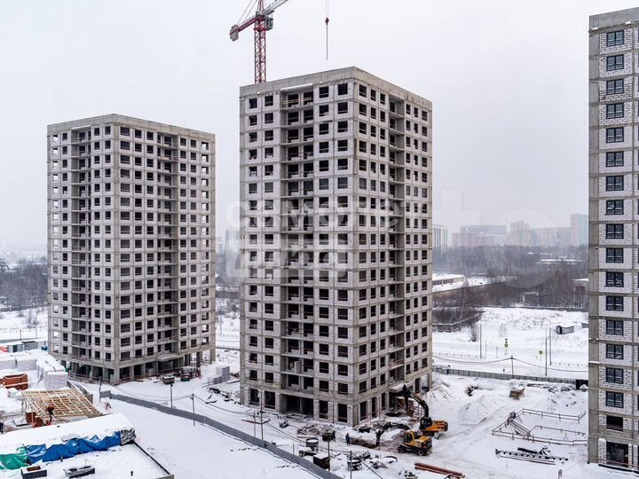 2-к. квартира, 50,8 м², 13/18 эт.