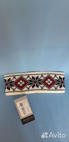 Повязка на голову вязаная newvay