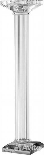 Подсвечник на ножке 43х10 см стеклянный прозрачный