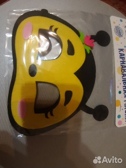 Маска детская. Пчёлка