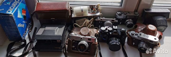 Зенит с паспортом. Коллекция фотоаппаратов. Фэд