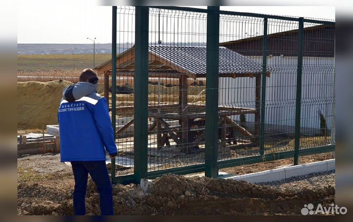 Забор сетка 3д