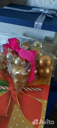 Набор ёлочных шаров 4см