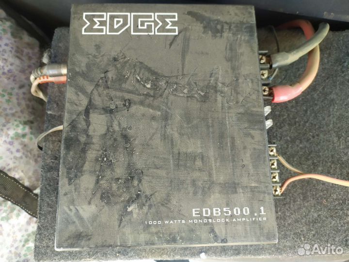 Сабвуфер + усилитель