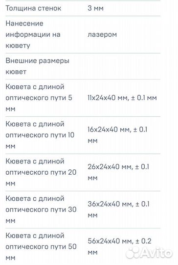 Кювета кварцевая (кфк-3)