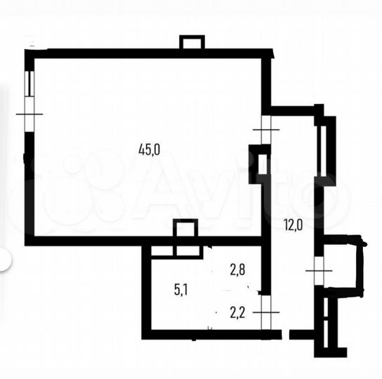 Свободного назначения, 70 м²