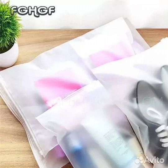 Пакеты Зип Лок с бегунком белый матовый