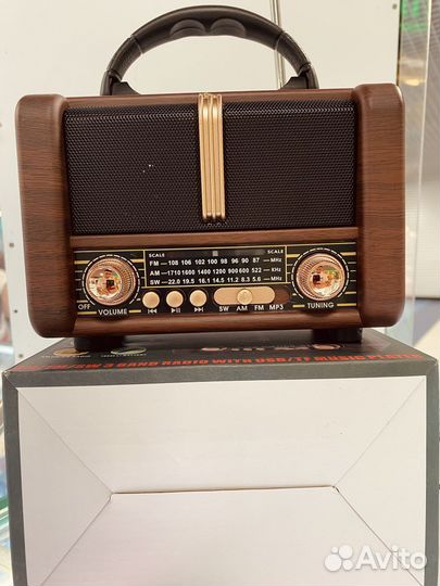 Блютуз колонка с радио