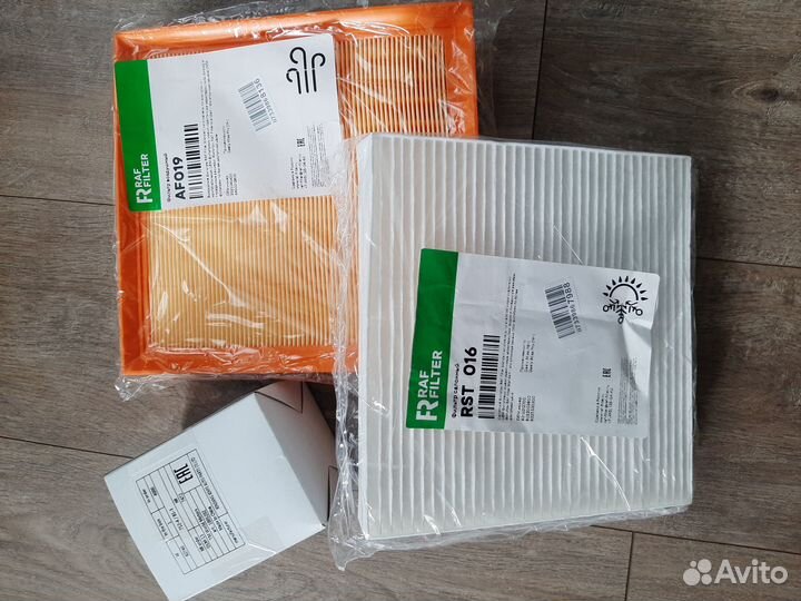 Фильтр воздушный, фильтр масляный, фильтр салона