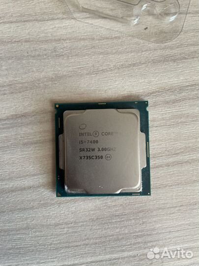 Процессор intel core i5 7400 + куллер