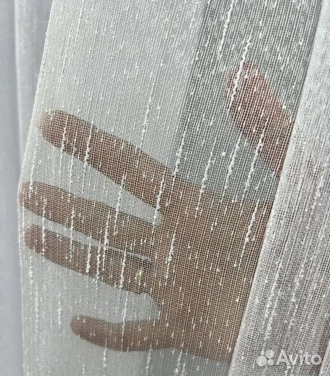 Шторы тюль дождик лён