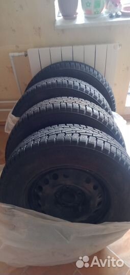 Зимняя шипованная резина в сборе на дисках R16