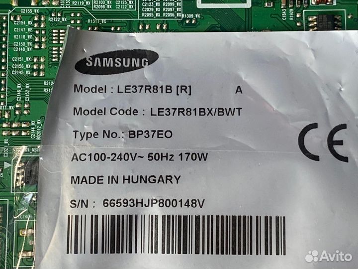 Майн 10654 BN41-00839E Samsung LE37R81B