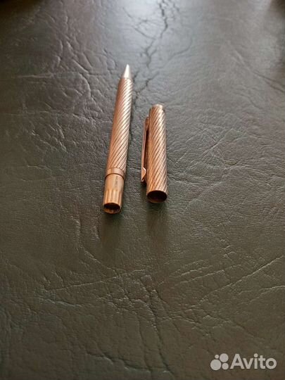 Серебряная шариковая ручка 925 проба вес 13,3 гр