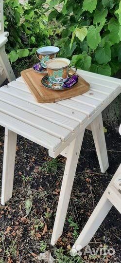 Набор садовой мебели из дерева