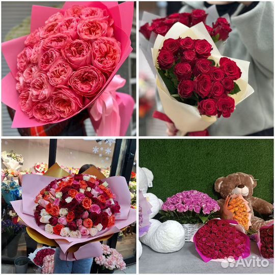 Розы букеты цветов Тверь