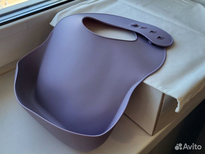 Набор силиконовой посуды для малышей новый