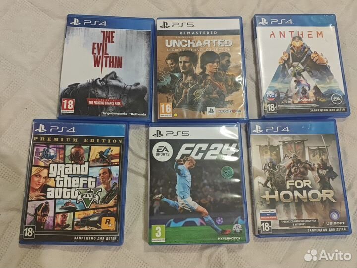 Игры на ps4,ps5