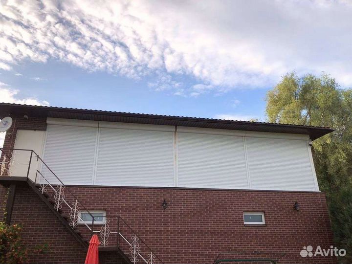 Рольставни двери стальные, б/у