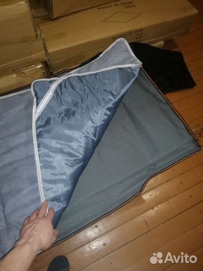 Туристическая раскладушка с матрасом