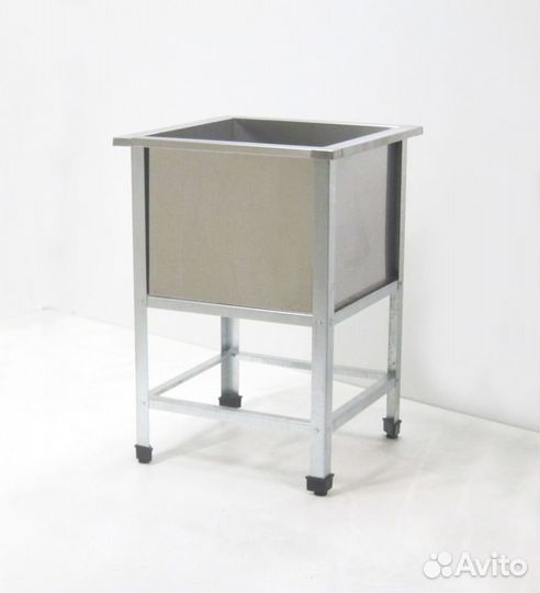 Ванна моечная из нержавеющей стали 600х600х870