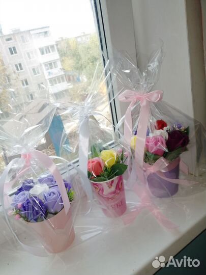 Мыльные букеты