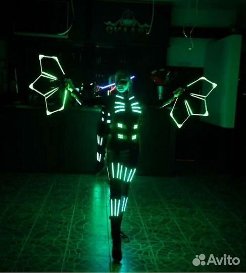 Световое шоу со скрипкой