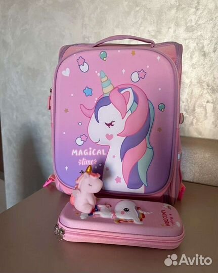 Рюкзак / ранец школьный ортопедический с пеналом