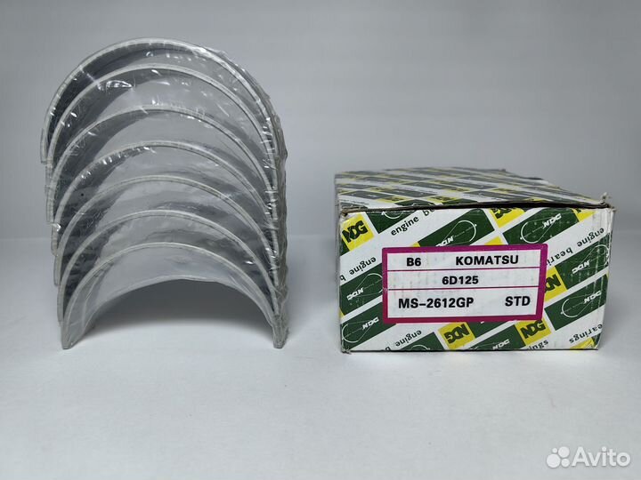 Вкладыши (комплект) 6D125 MS2612GP