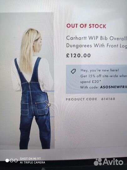 Комбинезон Carhartt wip S