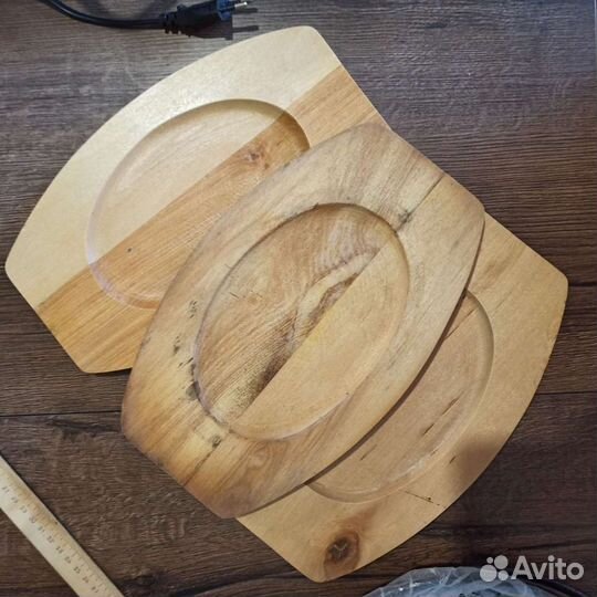 Чугунная сковорода-поддон для запекания на подстав