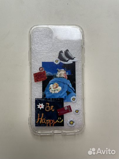 Чехол на iPhone 11 прозрачный новый