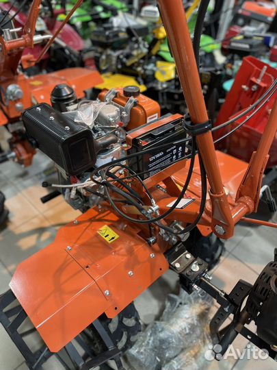 Тяжелый дизельный мотоблок 12лс