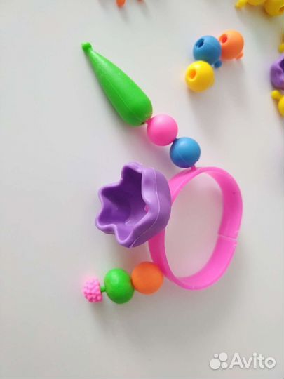 Набор для творчества для создания бус и браслетов