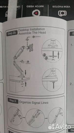 Кронш. для монитора Zeno M10 диагональ 17-35