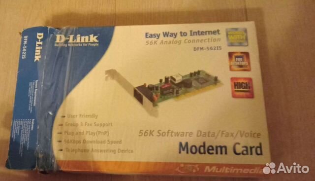Modem card d-link dfm 562IS